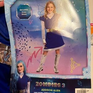 Disney Zombies 2 Addison Costume - Blue and Silver 8/10